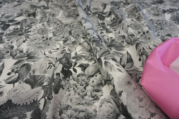 PANEL- Monochrome Bouquet Print