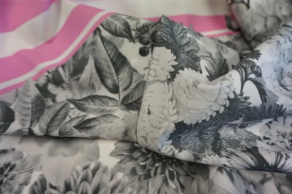 PANEL- Monochrome Bouquet Print