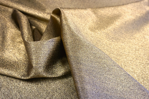 LAST PIECE: 1.25 MT  Twill Backed Gold Lamè