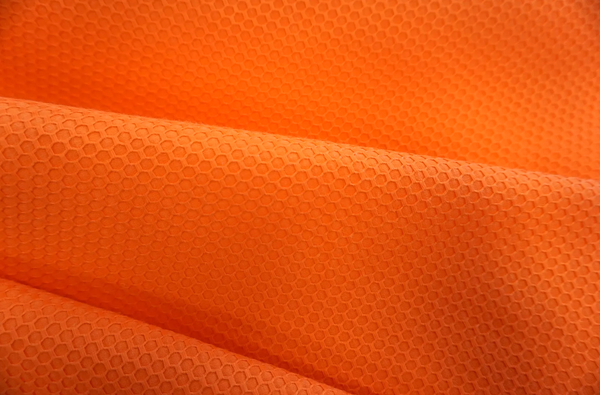 Honeycomb Raised Dobby, Orange