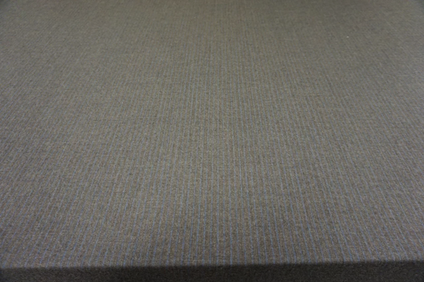 Grey Suiting with Blue Stripes