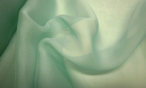 Silk Chiffon, Mint Green