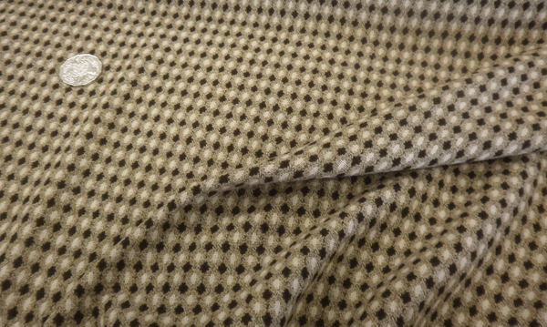 Stretch Wool Dobby Jacquard, Cappuccino