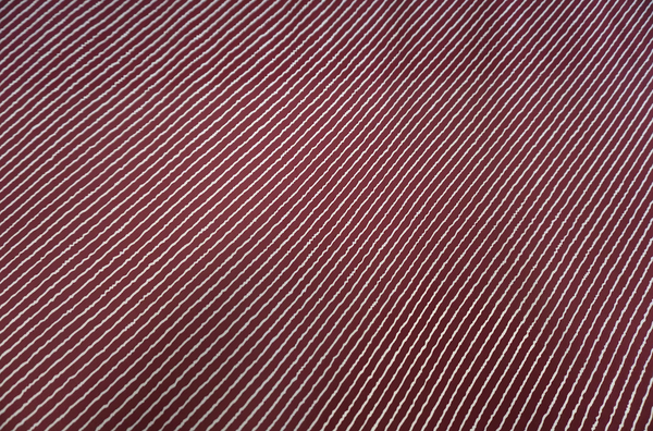 Diagonal Wavy Stripe Crepe, Burgundy