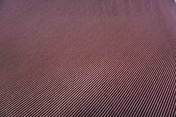 Diagonal Wavy Stripe Crepe, Burgundy