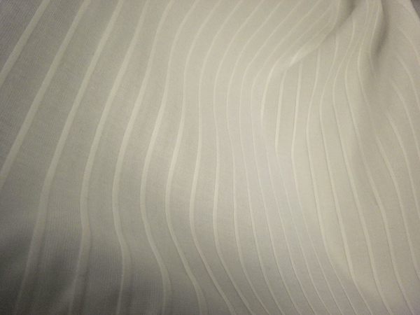 Pleat Fold White Cotton