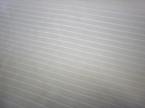 Pleat Fold White Cotton