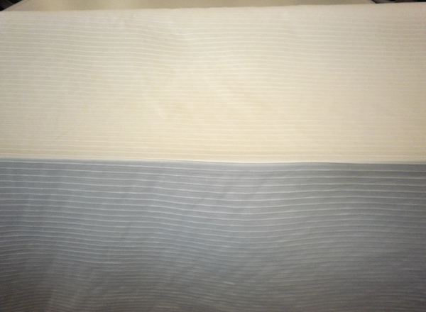 Pleat Fold White Cotton