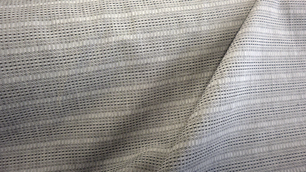 Dobby Cross Italian Stripe Shirting, Grey