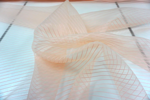 Stripe Organza, Apricot