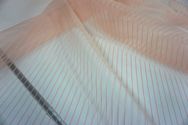 Stripe Organza, Apricot