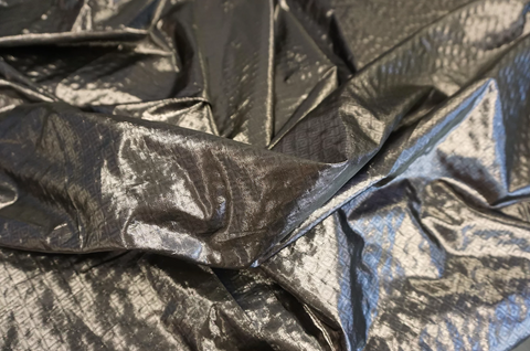 Shot Lamé Jacquard, Silver Bronze