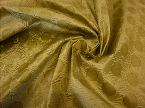 Embossed Taffeta, Golden Green