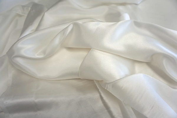 Italian Silk Satin, Ivory