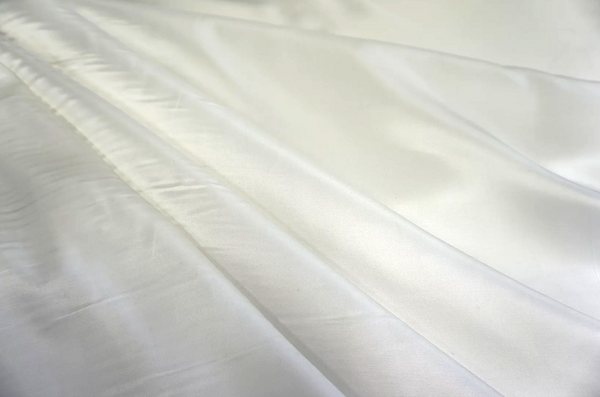 Italian Silk Satin, Ivory