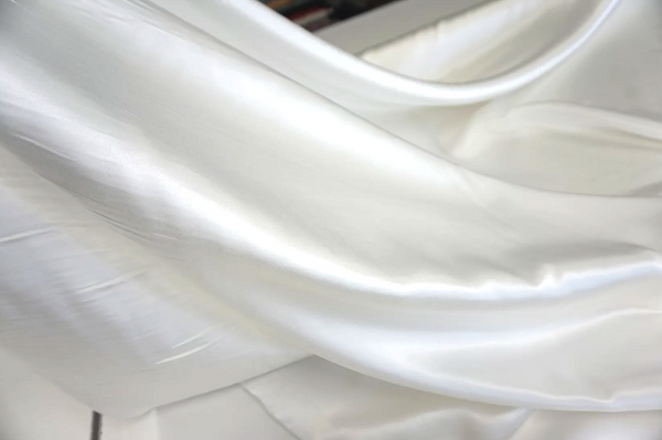 Italian Silk Satin, Ivory