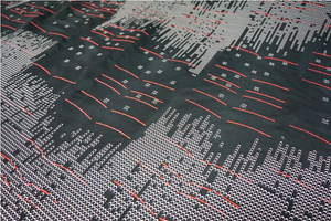 Matrix Crossing Jacquard, Red Lines