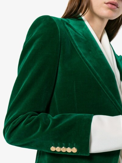 Emerald Green Cotton Velvet